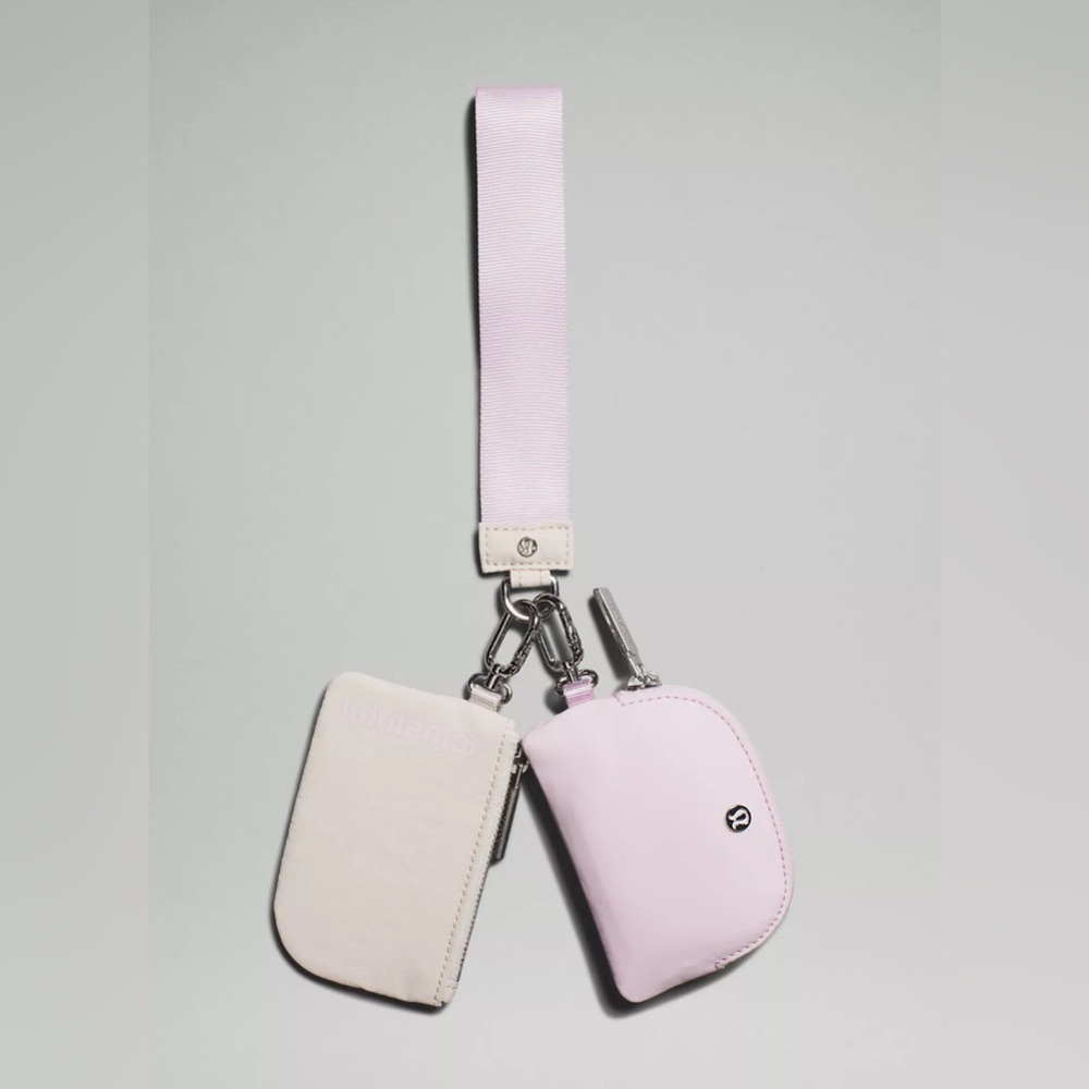 Dual Pouch Wristlet Meadowsweet Pink